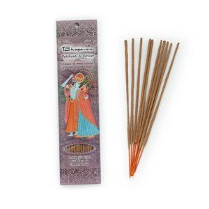 Bhagavan Incense 10 Sticks Pack Purifying Patchouli and Vetiver Home Fragrance